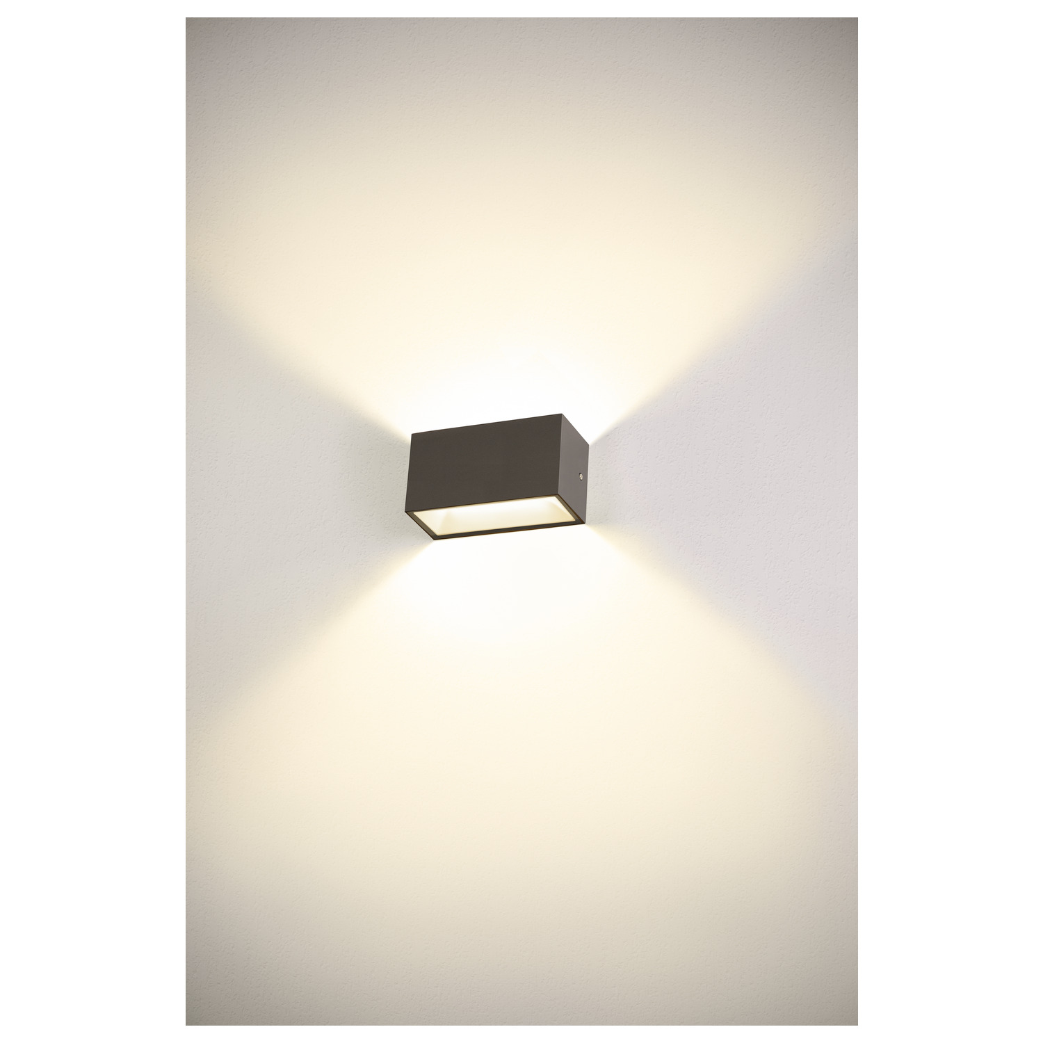 SLV SITRA M, LED Outdoor Wandaufbauleuchte, anthrazit, CCT switch 3000/4000K - 1005151