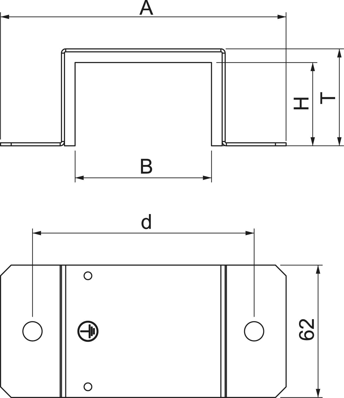 OBO Bettermann Vertr Verbinder mit Dichtung 100x250mm BSKM-VD 1025 - 7216410