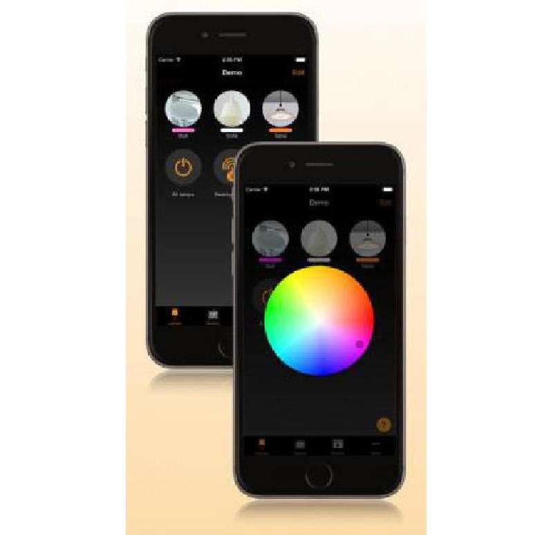 Lighting control via Bluetooth and App Casambi CBU ASD 0-10V