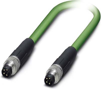 Phoenix Contact Netzwerkkabel 100 MBit/s RAL6018 NBC-M 8MS/1 #1407351
