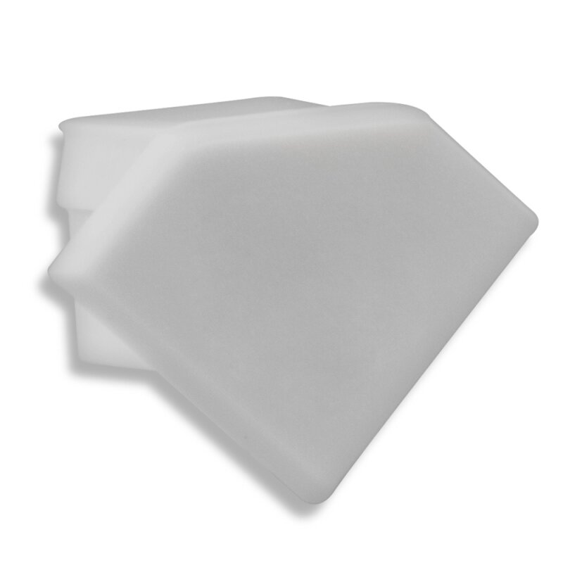DOTLUX PVC end cap for profile/cover 8I gray - 3962