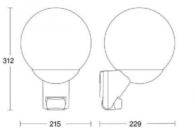 Steinel LED outdoor luminaire L 585 S ANT