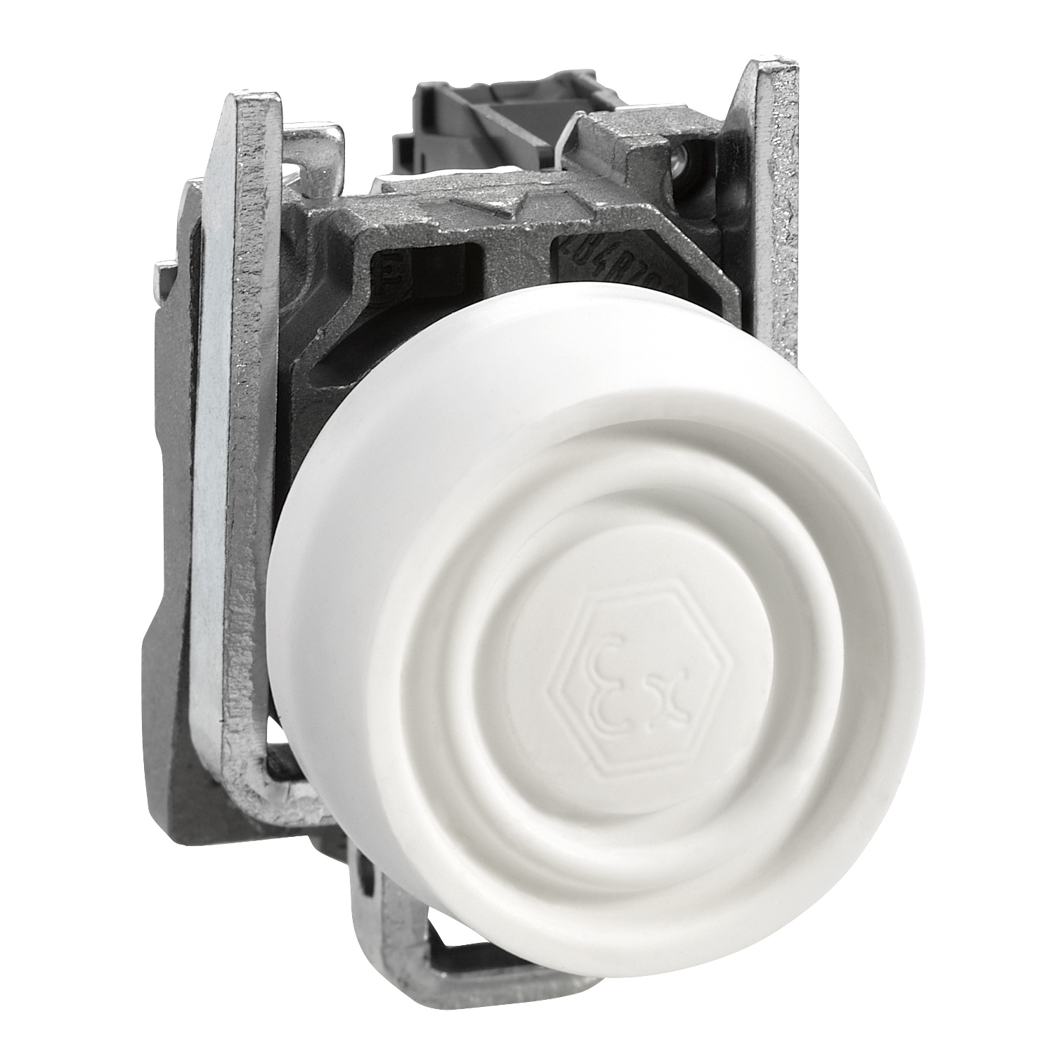 Schneider Electric Drucktaster, weiß D 22mm o. Rastung, 1S XB4BPS11EX