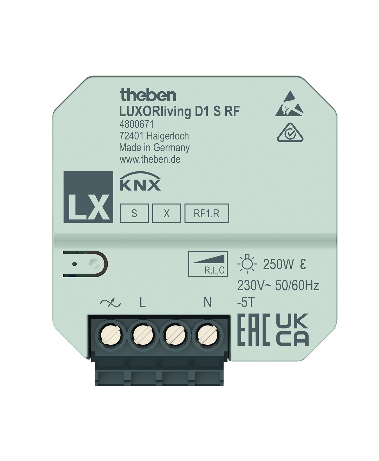Theben Funk-Dimmaktor 1-fach LUXORliving D1 S RF - 4800671