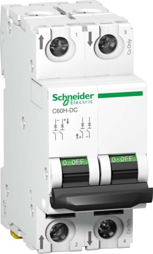Schneider Electric LS-Schalter 2P 6A C C60H-DC A9N61526 - A9N61526