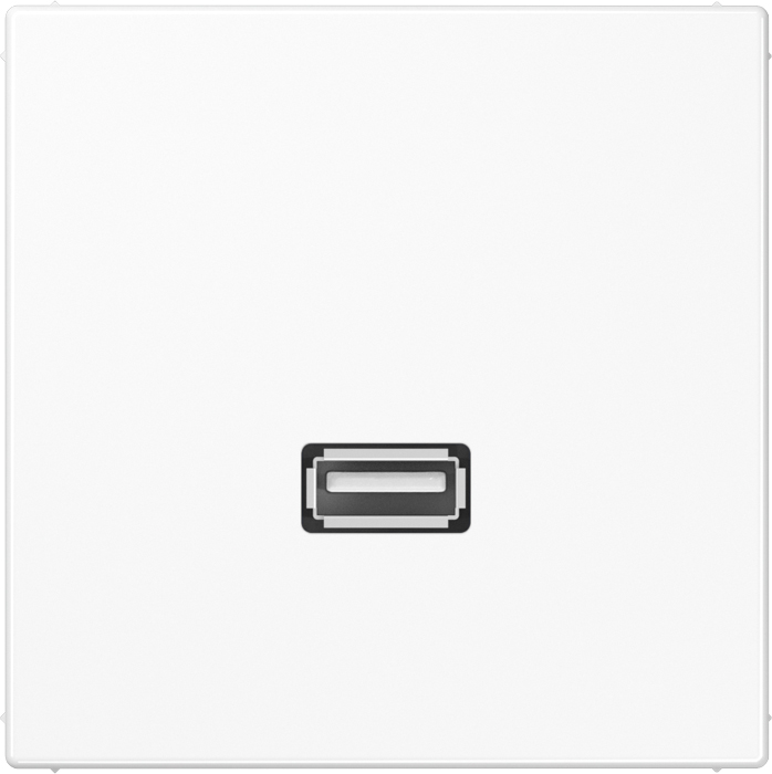 Jung Multimedia-Anschluss aws USB m.Tragring MA LS 1122 WW