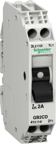 Schneider Electric Sicherungsautomat 2p. 0,5A m.Hilfssch. GB2CD05 - GB2CD05