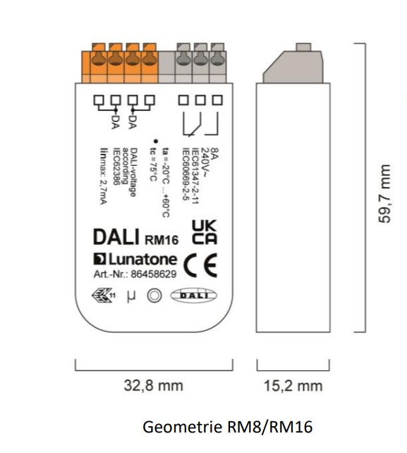 Lunatone control module DALI DALI-2 RM8 – 86456944