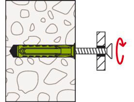 Fischer Deutschl. Dübel SX Plus Green 6x30 - 567807