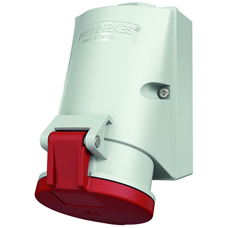 Mennekes Wanddose TwinCONTACT 32A,4p,6h,400V,IP44 421