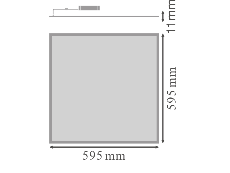 Ledvance LED-Lichtpanel BIOLUX HCL PANEL ZIGBEE 600 ZB 43W 2700-6500K - 4058075364547