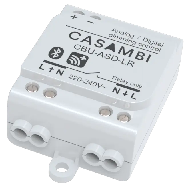 Lighting control via Bluetooth and App Casambi CBU ASD 0-10V