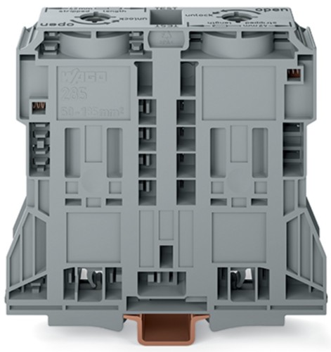WAGO GmbH & Co. KG 2-Leiter Durchgangsklemme 185qmm, grau 285-1185 - 285-1185