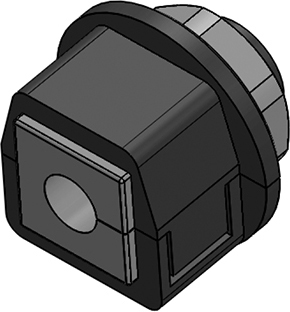 Icotek Kabelverschraubung teilbar M20x1,5 KVT 20 grau