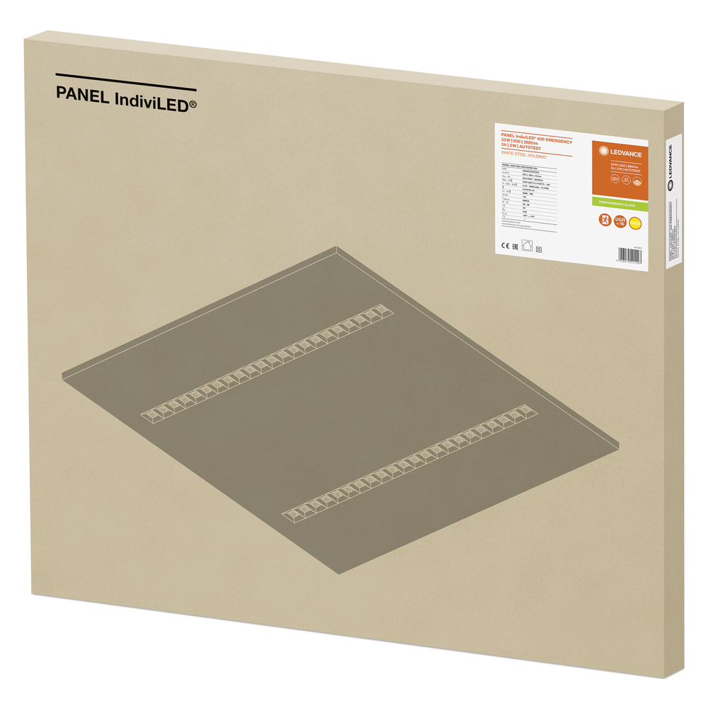 Ledvance LED-Lichtpanel PANEL IndiviLED EMERGENCY 600 33 W 3000K