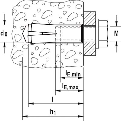 Fischer Deutschl. Einschlaganker EA II M10 GVZ - 48339