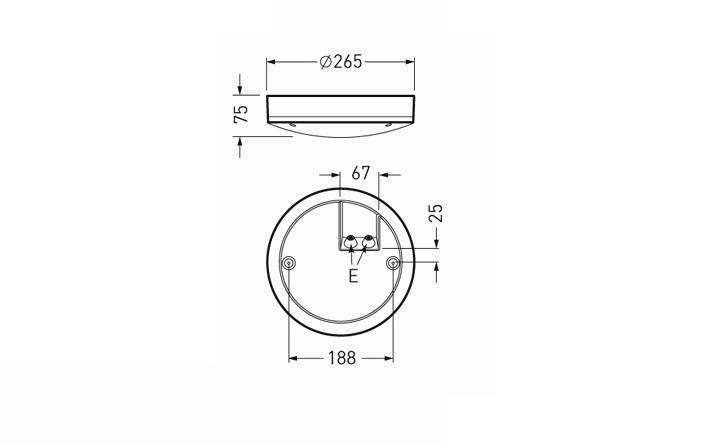 Trilux Skeo Circ MultiLC WD2 1G1Y ET +HFS - 7113140