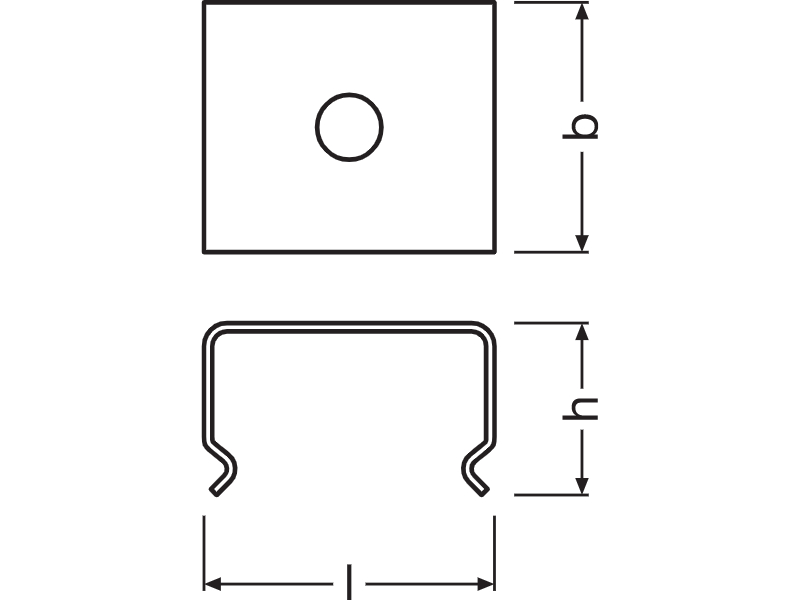 Ledvance Medium Profile für LED-Strips -PM01/MB