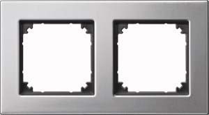 Merten Metallrahmen 2f.pla/si waage/senkrecht 475260 - 475260 günstig online kaufen