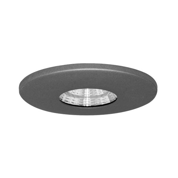 Brumberg recessed LED downlight, switchable, titan matt, round - 38371643