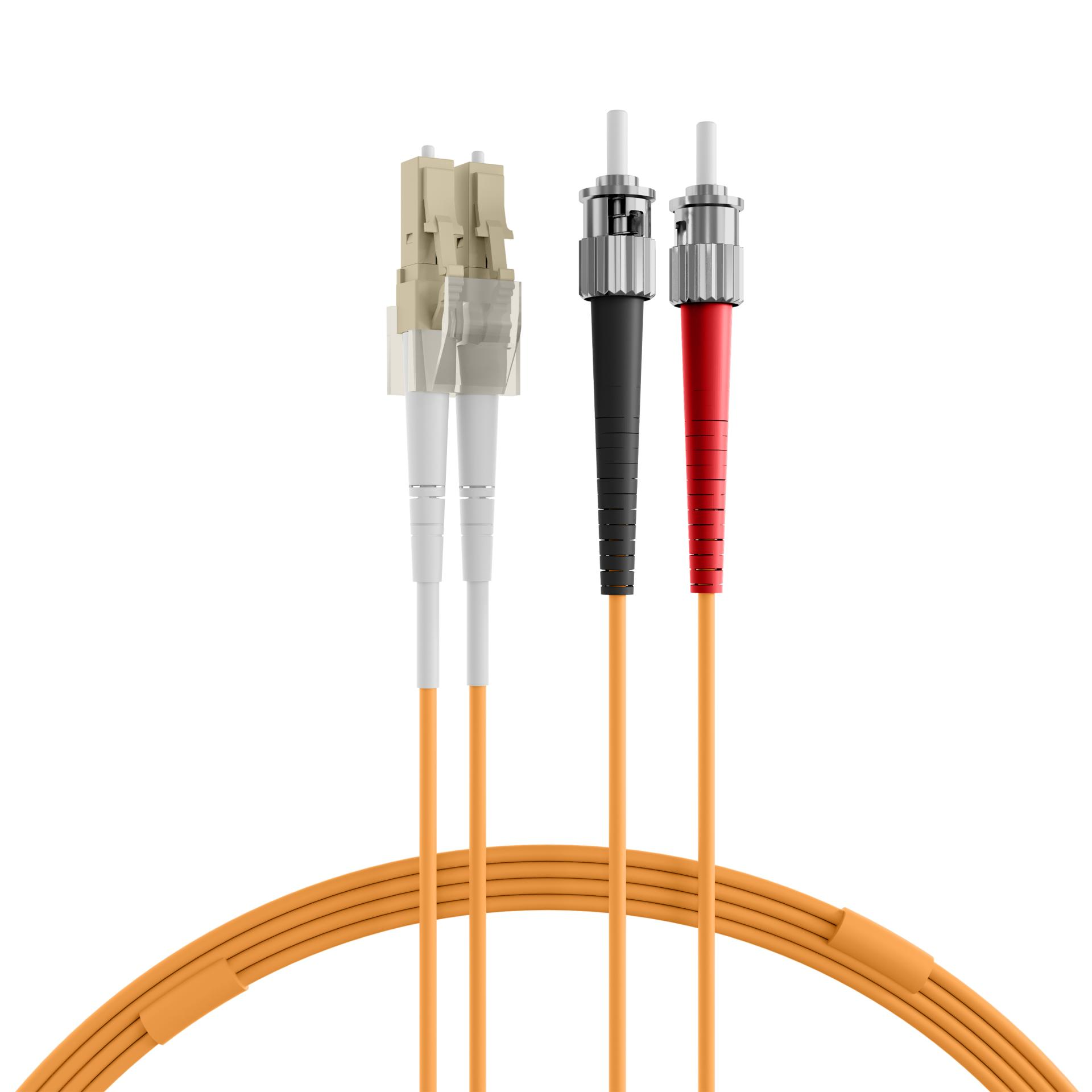 EFB-Elektronik LWL Duplexkabel 2m 2xLC/2xST 50/125 O0321.2
