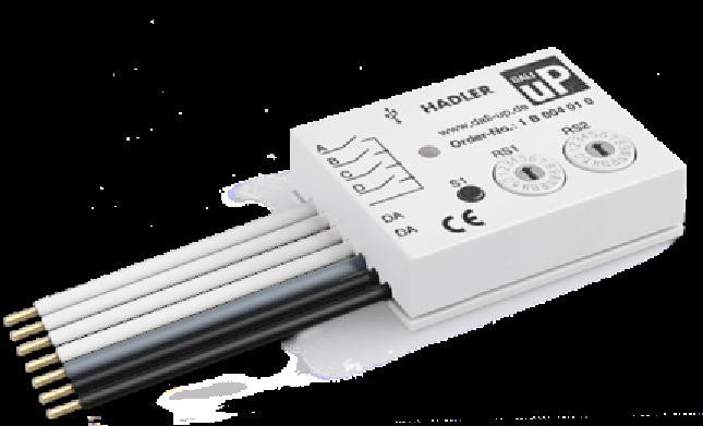 Hadler DALI uP Light Control for up to 4 switching elements - 1 B 004 01 0