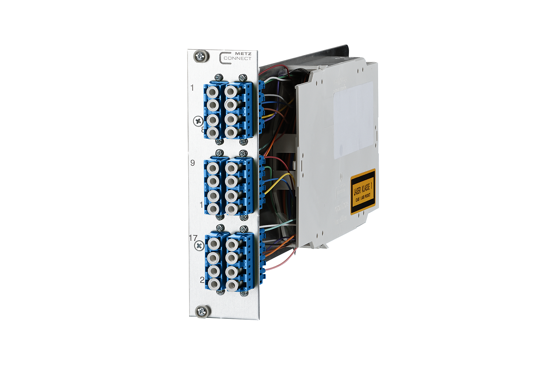 Metz Connect OpDAT CM 3HE/7TE 6xLC-Q OS2 Pigt/6 kompakt. 1528S971061E