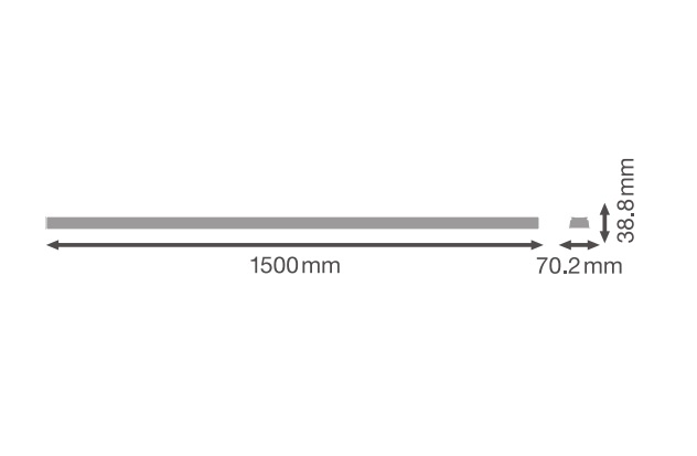 Ledvance LED-Lichtbandsystem TruSys PERFORMANCE ENERGY RAIL 5 POLE 1500 END