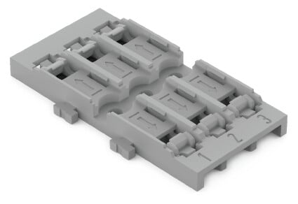 WAGO Mounting carrier 3-way screw fastening gray - 221-2523