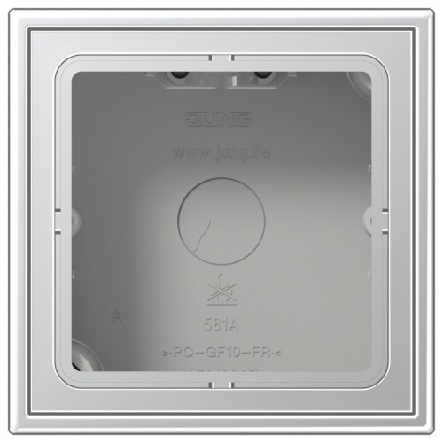 Jung AP-Kappe 1-fach angeformter Rahmen AL 2581 A-L - AL2581A-L