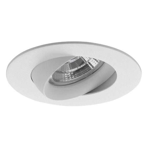 Brumberg recessed LED spotlight 350mA 5,5W round textured white - 12277173
