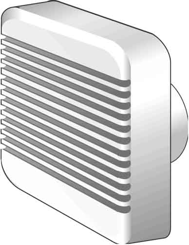 Helios Ventilatoren Kleinraumventilator DN100 IP44 HV 100 E