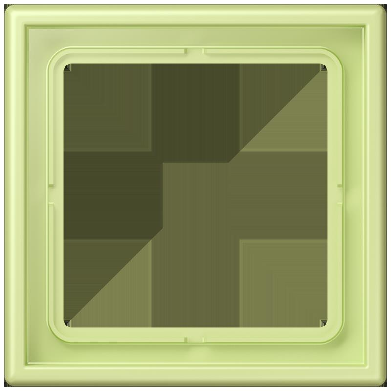 Jung Rahmen 1-fach vert jaune clair LC 981 222