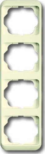 Busch-Jaeger Rahmen 4-fach elf/ws, senkr. alpha 1734-22G - 2CKA001754A3773