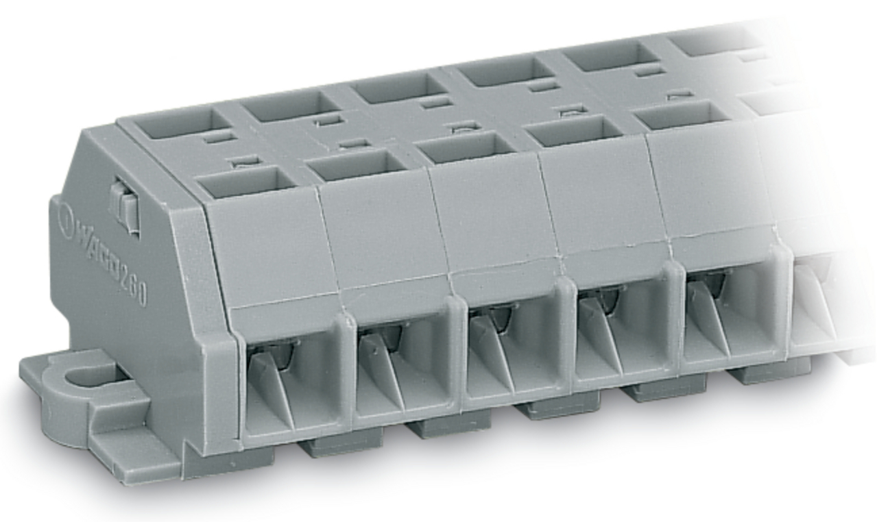 WAGO GmbH & Co. KG 4-Leiter-Klemme 2x0,08-1,5qmm, grau 260-202