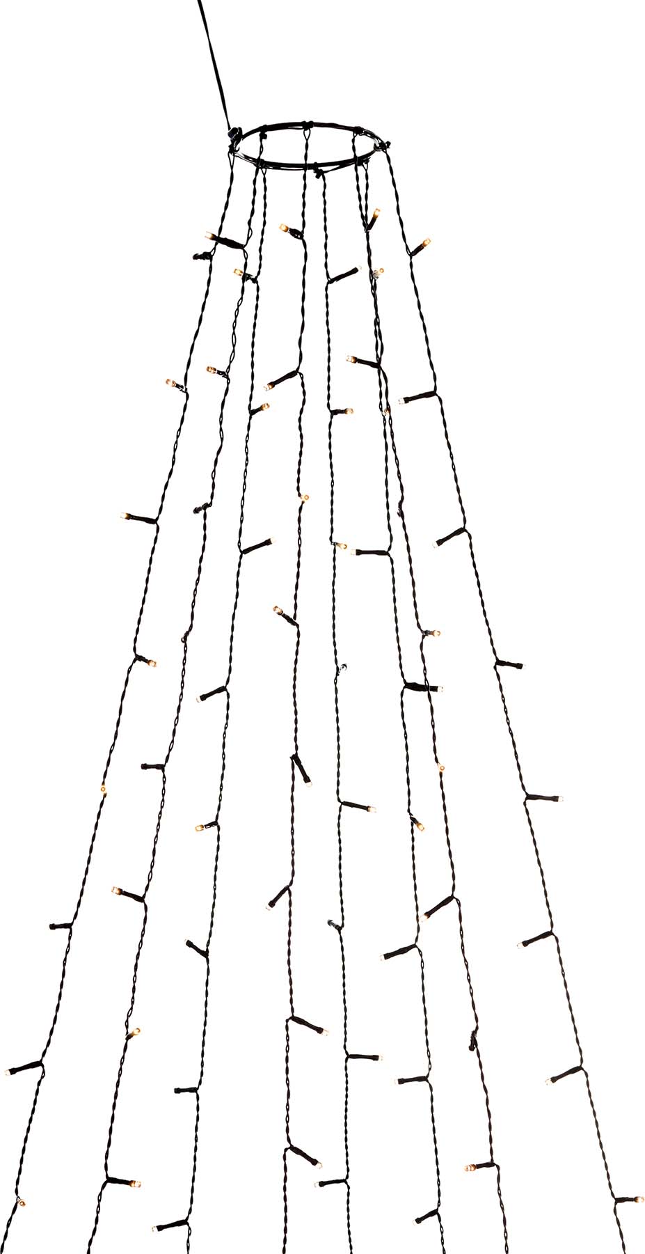 Gnosjö Konstsmide WB LED-Baummantel mit Ring 8Stränge a 50Dioden 6321-810