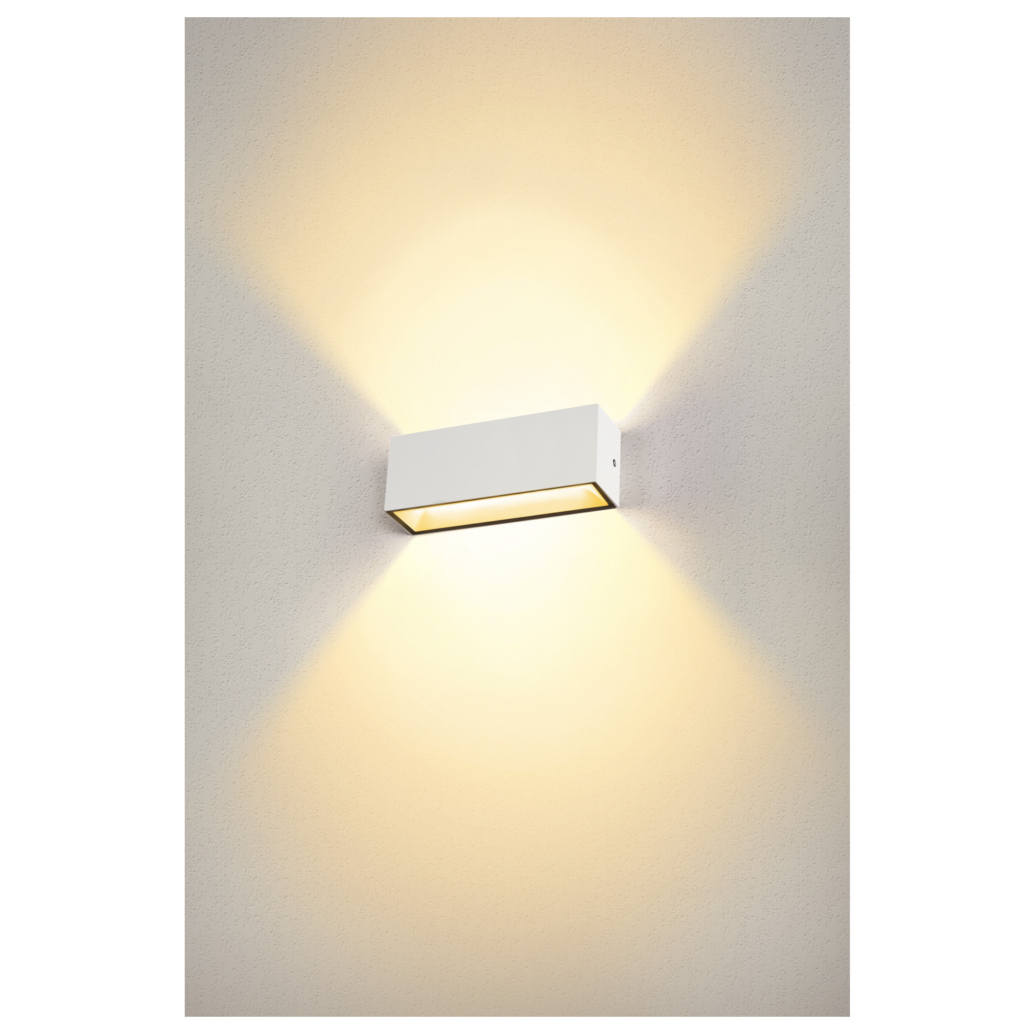 SLV SITRA L, LED Outdoor Wandaufbauleuchte, weiss, CCT switch 3000/4000K - 1005156