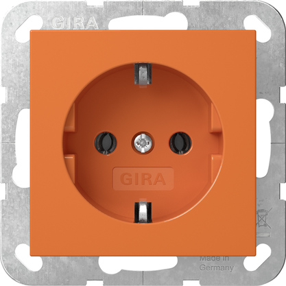 Gira SCHUKO-Steckd. System 55 Orange 4455109