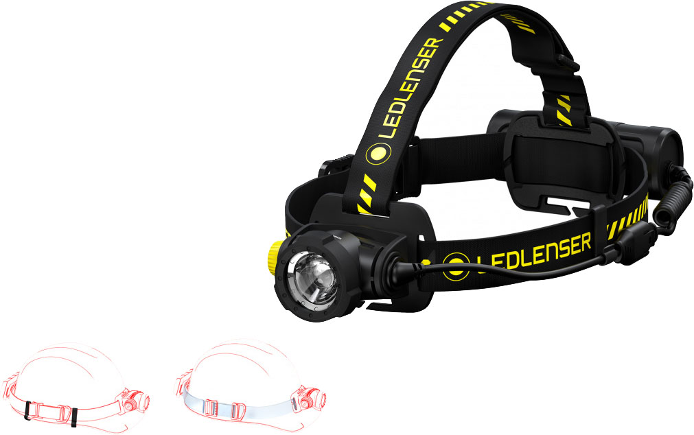 LED LENSER® Stirnlampe H7R Work