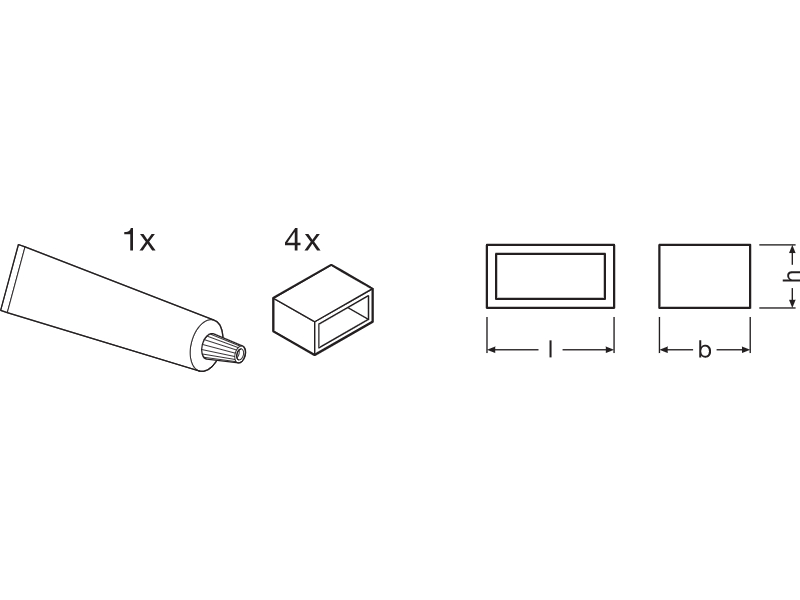 Ledvance Connectors for LED Strips Performance Class -10/SE/P SIL-SEAL