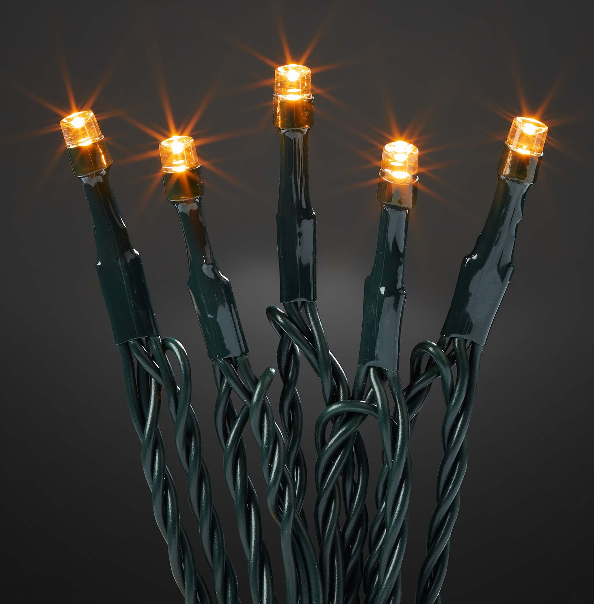 Hellum LED- App Lichterkette 200-flg., bernst./ww 578249