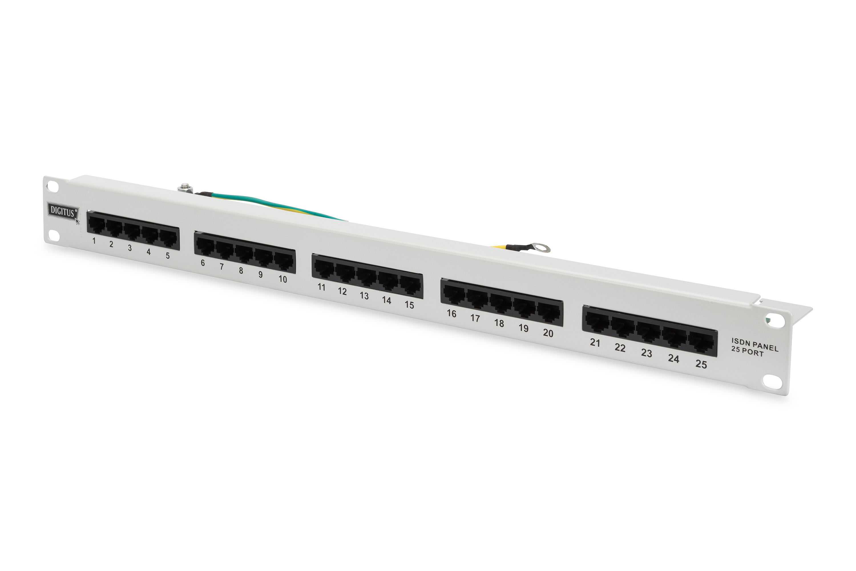 DIGITUS Patchpanel ISDN Kat.3 ungeschirmt DN-91325-1