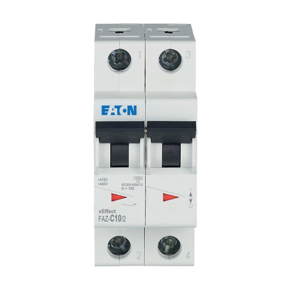 Eaton Leitungsschutzschalter C 10A, 2p FAZ-C10/2 - 278756