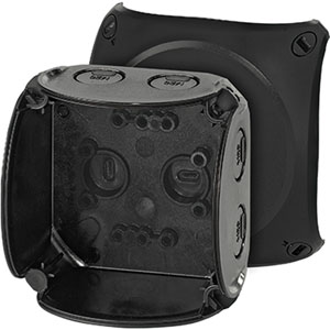 Hensel Kabelabzweigkasten bis 2,5 o.Klemme sw KF 0200 B - 62000042 Hensel Kabelabzweigkasten bis 2,5 o.Klemme sw KF 0200 B - 62000042