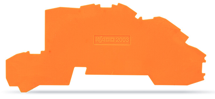 WAGO GmbH & Co. KG Abschl./Zwischenplatte 0,8 mm dick orange 2003-7692 WAGO GmbH & Co. KG Abschl./Zwischenplatte 0,8 mm dick orange 2003-7692