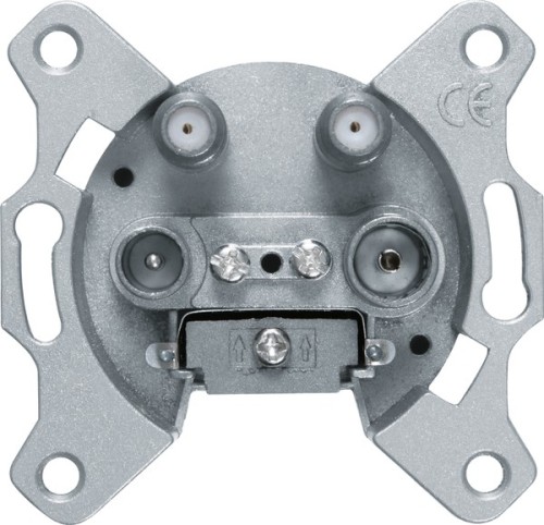 Berker Antennen-Steckdose 4Loch Einzeldose 459410 - 459410 günstig online kaufen