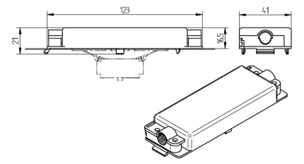 BJB Cover for Rast5 terminals 5-pole - 46.455.-801.50