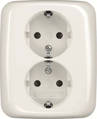 Busch-Jaeger SCHUKO-Doppelsteckdose 202 EUJB-214 - 2TKA00003898 günstig online kaufen