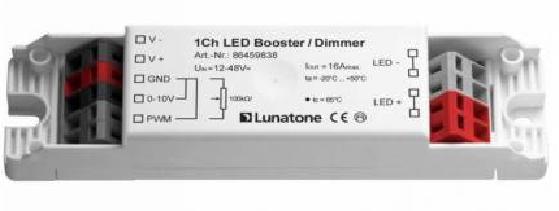 Lunatone Light Management DALI 1Ch LED Booster Dimmer 16A CV