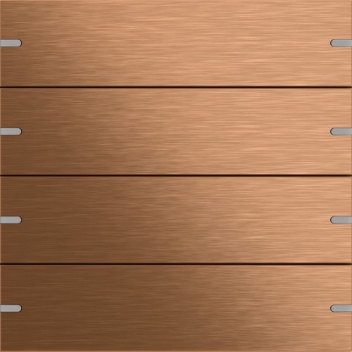Gira Wippenset 4-fach Tastsen.4 TS4 Bronze 502438 - 502438